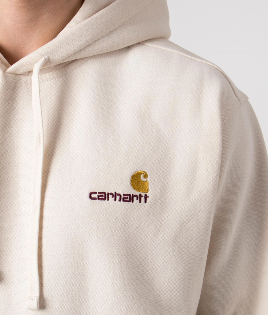 Carhartt WIP Mens Relaxed Fit American Script Hoodie